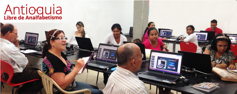 Antioquia libre en Analfabetismo