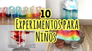 EXPERIMENTOS FÁCILES PARA NIÑOS