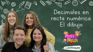 Profe Melos | Decimales en la recta numérica y el Dibujo | Teleantioquia